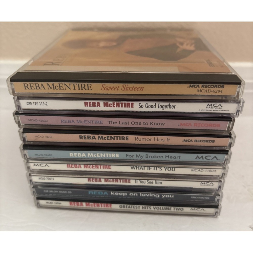 Reba McEntire CD Lot of 9 Starting Over, Room to Breath, So Good, Duets, etc.